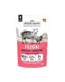 WIEJSKA ZAGRODA Krůtí a Jehněčí filety 85 g