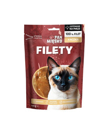 PAN MIĘSKO Filety Kachna pamlsek pro kočky 100 g