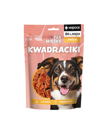 PAN MIŠKO Kostičky Králík pamlsek pro psa 100 g