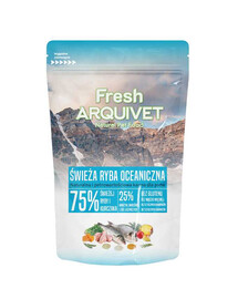 ARQUIVET Fresh Poloměkká krmiva pro psy mořská ryba 100 g vzorek