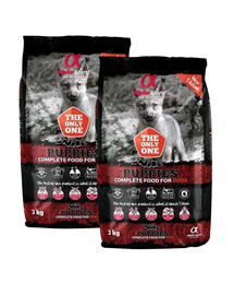 ALPHA SPIRIT Kompletní měkké suché krmivo pro štěňata 6 kg (2x3 kg)