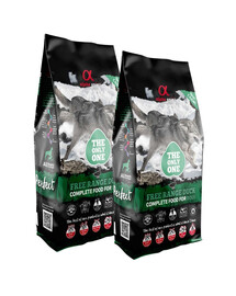 ALPHA SPIRIT Kompletní suché krmivo pro psy z volného chovu s kachnou 2x12 kg