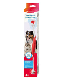 BEAPHAR Toothbrush Regular oboustranný zubní kartáček pro psy a kočky