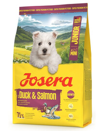 JOSERA Duck and Salmon Junior Mini 3kg pro správný vývoj štěňat malých plemen