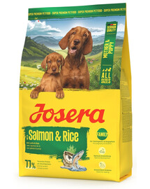JOSERA Mother and Puppy Salmon with Rice 3kg pro štěňata, feny v těhotenství a kojící feny