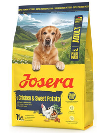 JOSERA Chicken with Sweet Potato Adult 3kg bezobilné krmivo pro střední a velké plemena