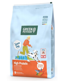GREEN PETFOOD InsectDog with Salmon High Protein 7,5kg
