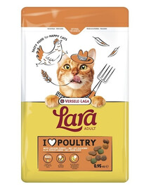 VERSELE-LAGA Lara Adult Turkey and Chicken 950 g krmivo pro kočky s krůtou a kuřecím masem