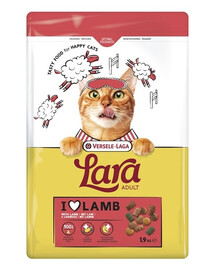 VERSELE-LAGA Lara Adult Lamb 1,9 kg krmivo pro kočky s jehněčím masem