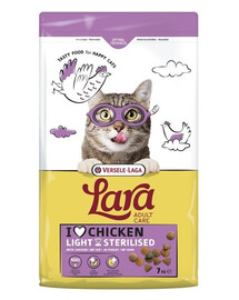 VERSELE-LAGA Lara Adult Light Sterilized 7 kg krmivo pro sterilizované kočky