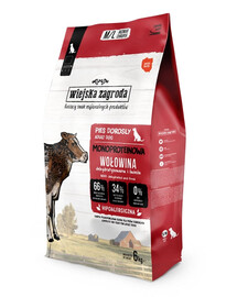 WIEJSKA ZAGRODA Monoprotein Hovězí M/L 6 kg
