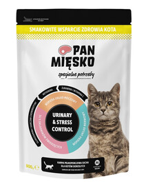 PAN MIĘSKO Speciální potřeby Urinary & Stress Control pro kočky 800 g