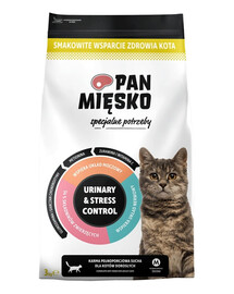 PAN MIĘSKO Speciální krmivo Urinary & Stress Control pro kočky 3 kg