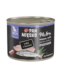 PAN MIĘSKO krmivo pro koťata s krůtou a lososem 200 g
