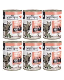 WIEJSKA ZAGRODA Jehněčí konzerva pro štěňata 6x400 g