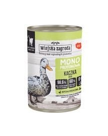 WIEJSKA ZAGRODA Monoproteinové kachní krmivo pro kočky 400 g