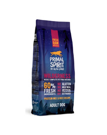 PRIMAL SPIRIT Dog 60% Wilderness 2x12 kg