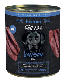 FITMIN For Life Venison Pate 800 g paštika z lovecké zvěřiny pro psy