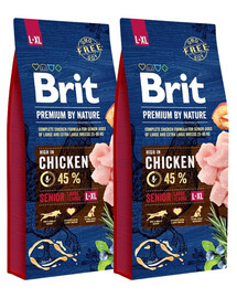 BRIT Premium By Nature Senior Large Extra Large L+XL 30 kg (2 x 15 kg)