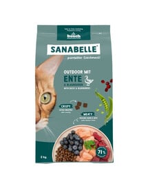 SANABELLE Outdoor Kachna 2 kg pro venkovní kočky