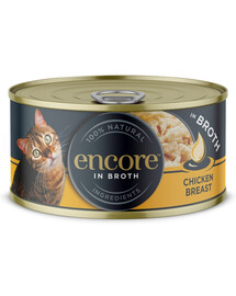 ENCORE Cat Chicken Breast in Broth kuřecí prsa v vývaru 70 g