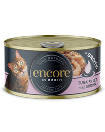 ENCORE Cat Tuna Fillet with Shrimp in Broth filet z tuňáka s krevetami ve vývaru 70 g