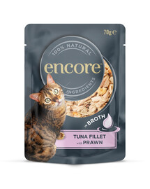 ENCORE Cat Tuna Fillet with Prawn filet z tuňáka s krevetami ve vývaru 70 g