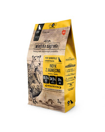 WIEJSKA ZAGRODA krůtí s jehněčím, krmivo pro psy křupavé M 2 kg