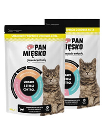PAN MIÉSKO Speciální krmivo Urinary & Stress Control pro kočky 2x800 g