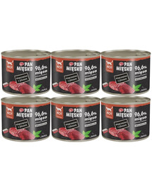 PAN MIĘSKO vepřové maso s jelenem, krmivo pro kočky 6x200 g