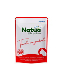 NATUA Natural Tuňák s krevetami v želé pro kočky 70 g