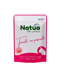 NATUA Natural Tuňák se šunkou v želé pro kočky 70 g