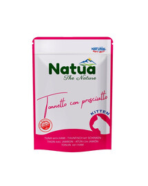 NATUA Natural Tuňák se šunkou v želé pro koťata 70 g