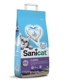 SANICAT Classic Lavender 8 l minerální stelivo pro kočky s vůní levandule