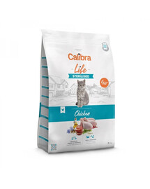CALIBRA Cat Life Sterilised Chicken 6 kg granule pro kočky po sterilizaci nebo kastraci