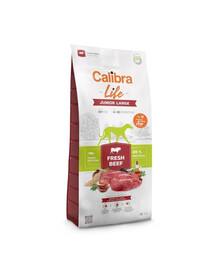 CALIBRA Dog Life Junior Large Fresh Beef 12 kg