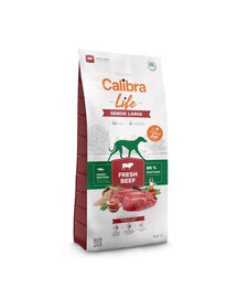 CALIBRA Dog Life Senior Large Fresh Beef 12 kg s hovězím masem pro starší psy velkých plemen