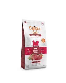 CALIBRA Dog Life Senior Small Fresh Beef 6 kg s hovězím masem pro starší psy malých plemen