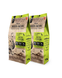 WIEJSKA ZAGRODA Křupavá kachna s hruškou M 2x20kg pro dospělé psy