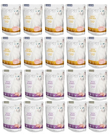 PIPER Animals Cat Sterilised Mix smaków saszetka 20x100 g dla kota po sterylizacji