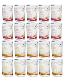 PIPER Animals Cat Adult Mix smaków saszetka 20x100 g mokra karma dla kotów