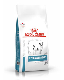 Royal Canin Veterinary Dog Hypoallergenic Small Dog sucha karma dla dorosłych psów ras małych wykazujących niepożądane reakcje na pokarm 3,5 kg