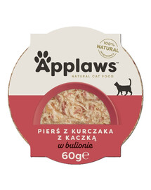 Miseczka dla kota kurczak z kaczką 60 g