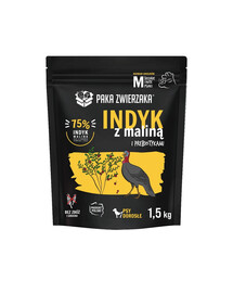 PAKA ZWIERZAKA Krůtí a maliny 1,5 kg
