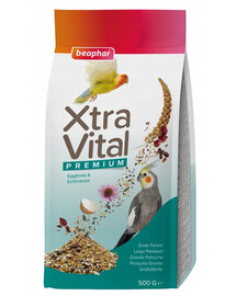 BEAPHAR XtraVital Large Parakeet 500 g kompletní krmivo pro velké papoušky