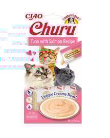 Churu Cat kremowy przysmak dla kota tuńczyk i łosoś 56 g