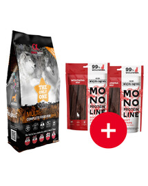 ALPHA SPIRIT Kompletní suché krmivo pro psy Multiprotein 12 kg + 2 pamlsky ZDARMA