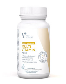 VET EXPERT Daily Balance Multivitamin Mini vitamíny a minerály pro malé psy a kočky 30 kapslí