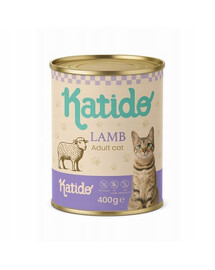 KATIDO Adult Cat Lamb 400 g jehněčí s lososovým olejem pro kočky