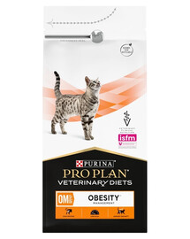 PURINA PRO PLAN Veterinary Diets Feline OM St/Ox Obesity Management 1,5 kg suchá krmiva pro kočky při léčbě cukrovky a/nebo obezity